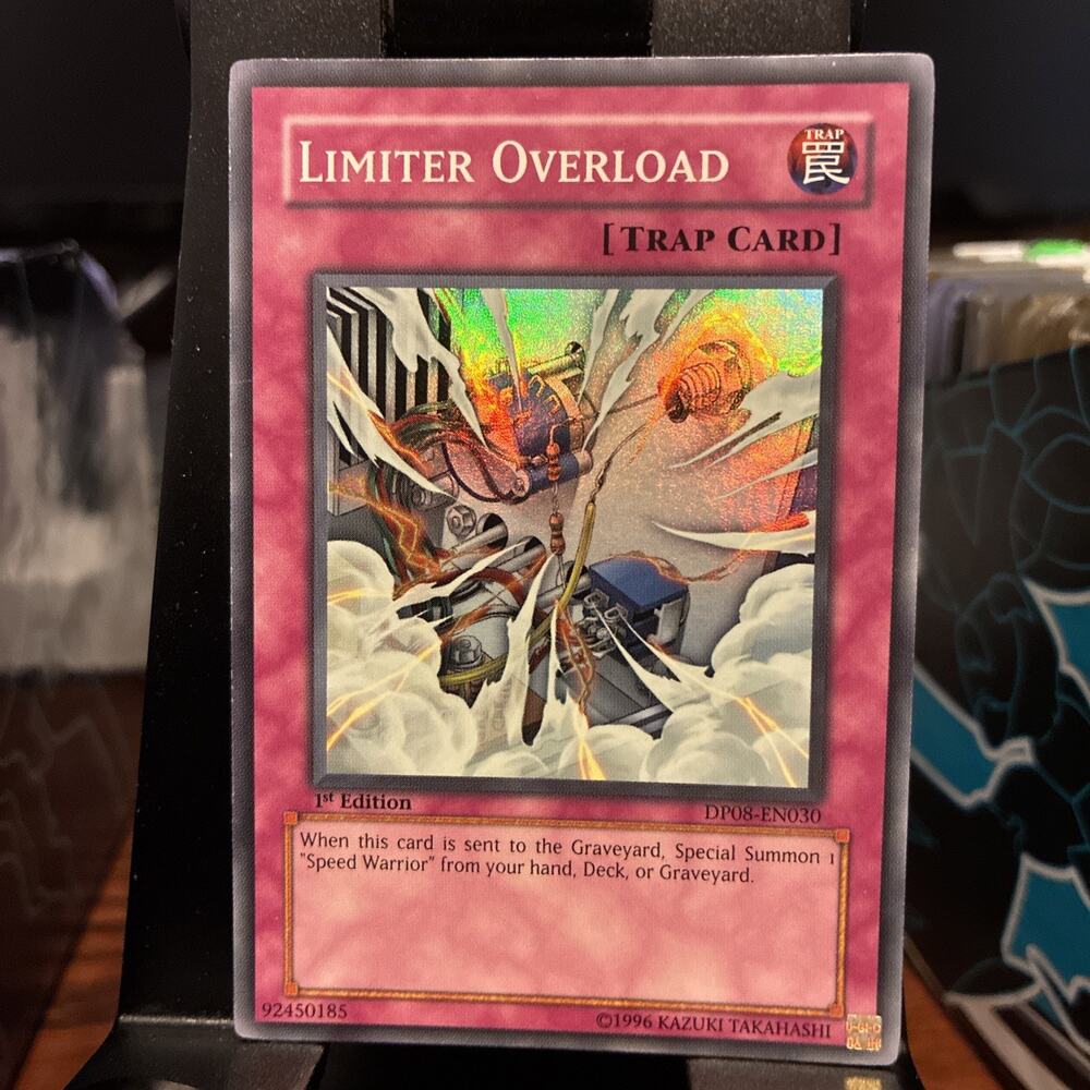 Yu-Gi-Oh! Limiter Overload DP08-EN030 1st Edition Super Rare NM Holo Pk0090